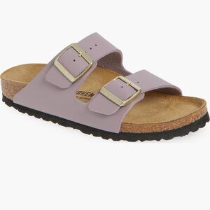 Birkenstock faded purple sandals NWT